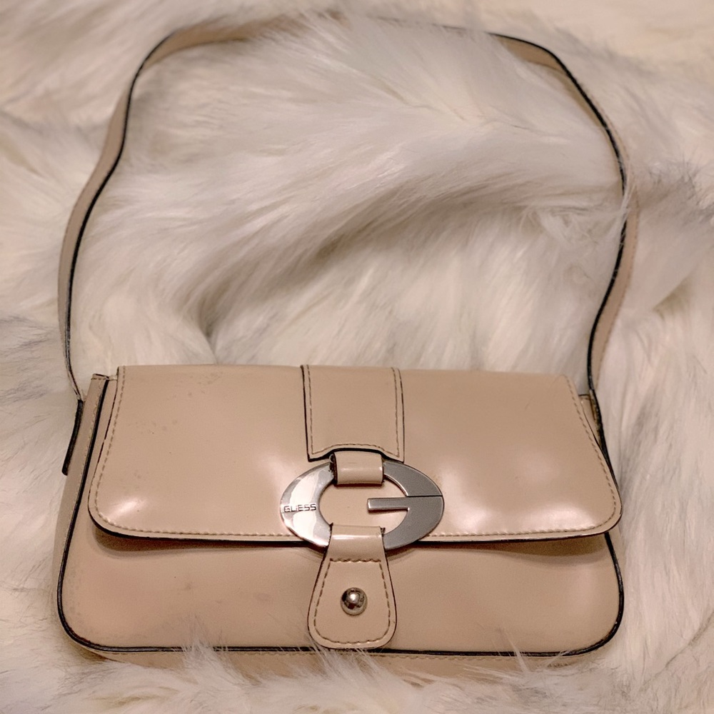 Cream Colored Guess Purse
